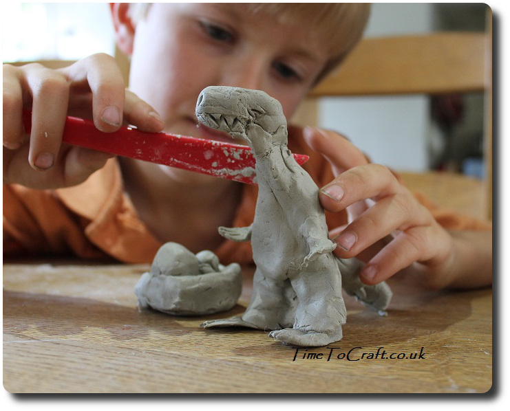 clay model making