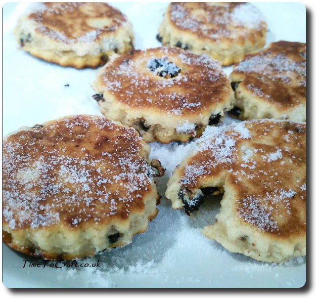 Traditional welsh cakes