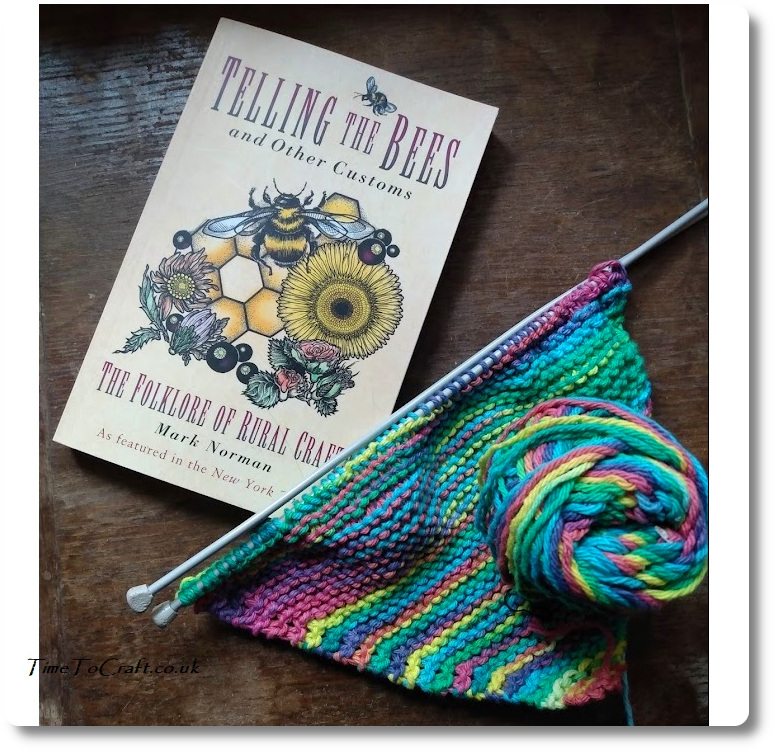 Book and knitting