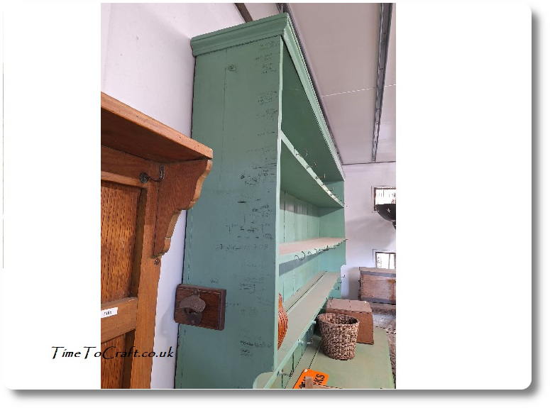 Height chart on dresser